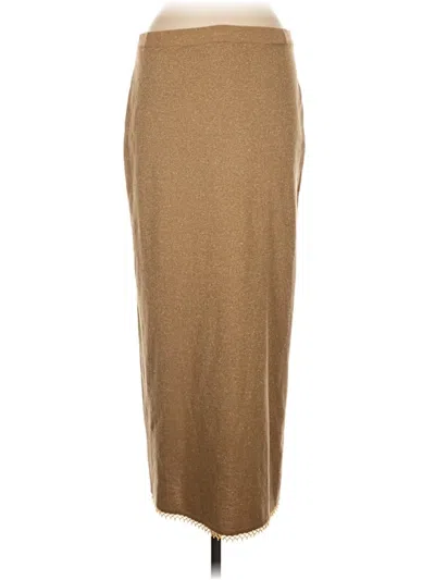 Pre-owned Fred David Casual Skirt In Tan