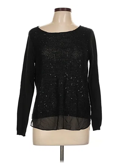 Pre-owned Fred David Pullover Sweater In Black