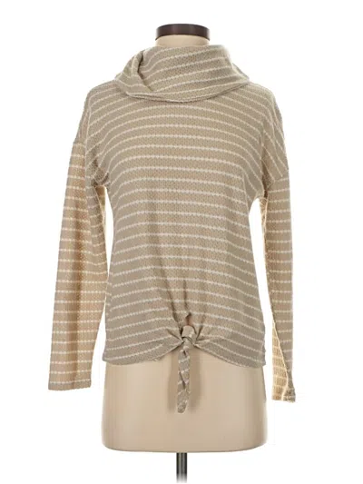 Pre-owned Fred David Pullover Sweater In Tan