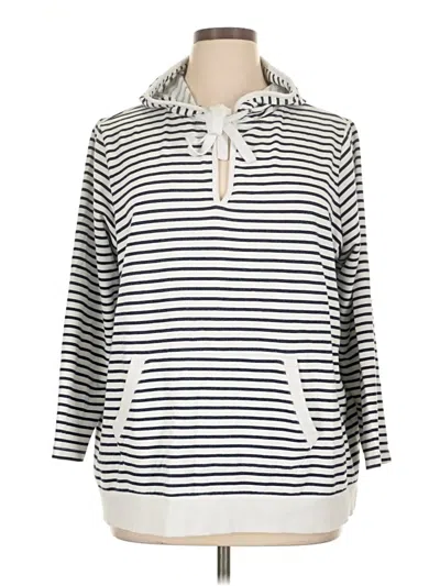 Pre-owned Fred David Pullover Sweater In White
