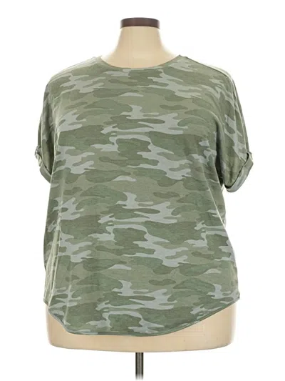 Pre-owned Fred David Short Sleeve T-shirt In Green