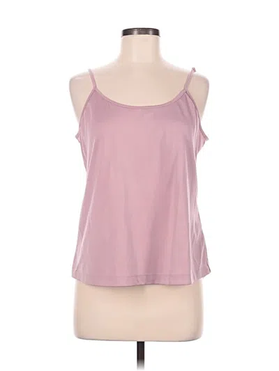 Pre-owned Fred David Tank Top Pink Halter Neckline Tops