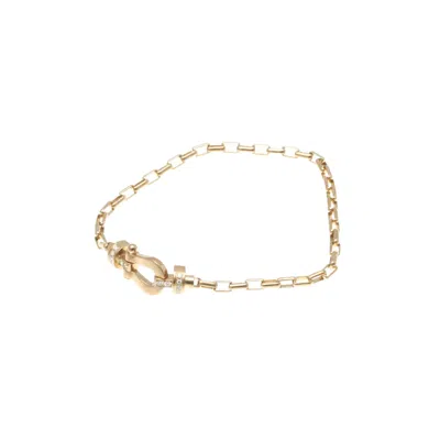 Pre-owned Fred F Force 10 Pink Bracelet Jewelry () In Gold