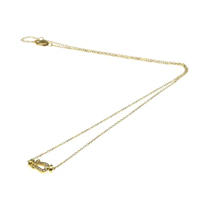 Pre-owned Fred F Force 10 Pink Necklace Jewelry () In Gold