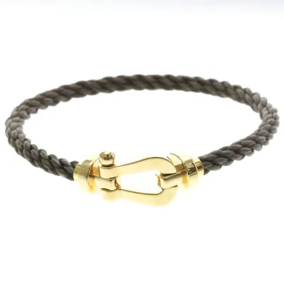 Pre-owned Fred F Yellow (18k) Charm Bracelet () In Gold