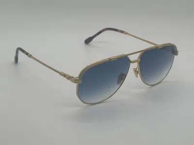 Pre-owned Fred Fg 40024u 30w Gold Tortoise Authentic Sunglasses Frames 60-11-150mm In Blue