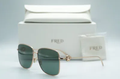 Pre-owned Fred Fg 40032u 33n Rose Gold Green Authentic Sunglasses Frames 58-14