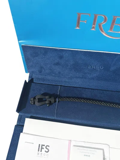 Pre-owned Fred Force 10 Black-edition Horseshoe Bracelet In Multiple