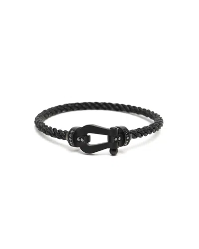 Fred Force 10 Bracelet In Black Titanium And Diamonds