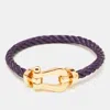 Fred Force 10 Cord 18k Yellow Gold Bracelet In Yellow