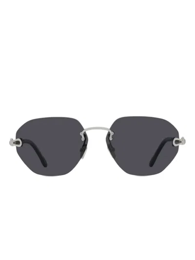 Fred Geometric-frame Sunglasses