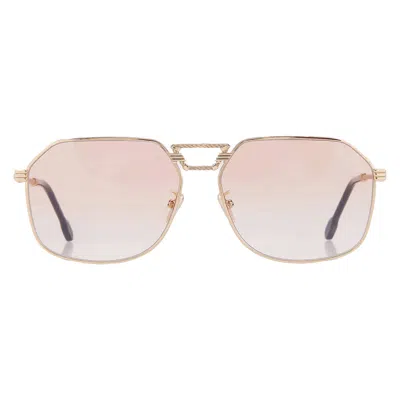 Fred Geometric Men's Sunglasses Fg40038u 30f 62 In Gold