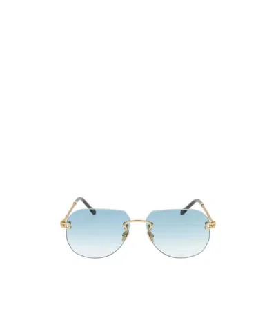 Fred Logo Sunglasses In Blue