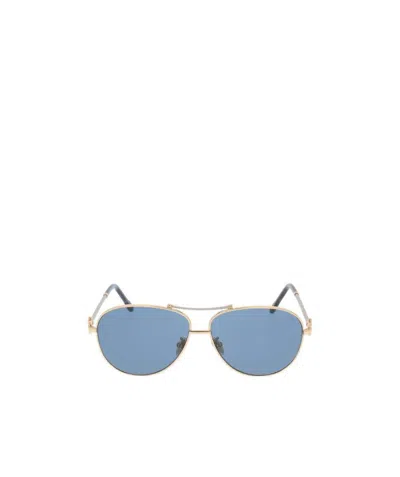 Fred Logo Sunglasses In Blue