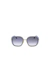 Fred Logo Sunglasses In Blue
