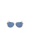 Fred Logo Sunglasses In Blue