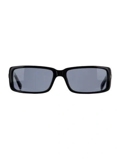 Pre-owned Fred Marie Galante Wayfarer Sunglasses In Black