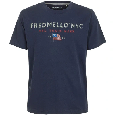 Fred Mello F Mello Cotton Men's T-shirt In Red