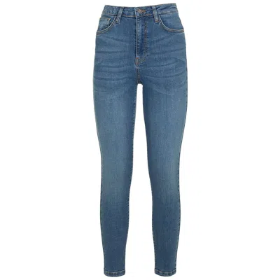 Fred Mello Chic Medium Blue Skinny Jeans For Women
