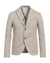 Fred Mello Man Suit Jacket Beige Size M Linen In Beige