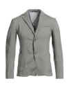 Fred Mello Man Blazer Military Green Size M Linen