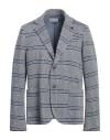 Fred Mello Man Blazer Navy Size 3xl Cotton, Polyester, Elastane