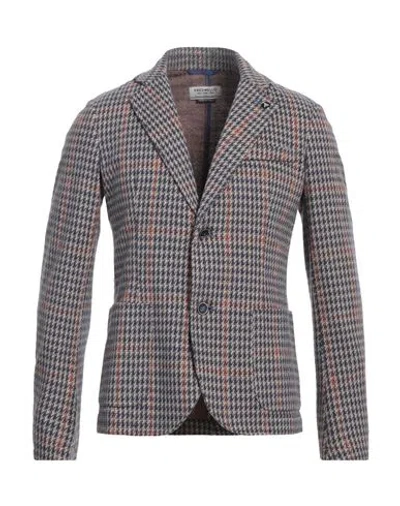 Fred Mello Man Blazer Navy Size Xxl Polyester, Cotton, Elastane