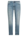 Fred Mello Man Jeans Blue Size 33 Cotton, Elastane In Blue
