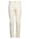 Fred Mello Man Jeans Cream Size 31 Cotton, Elastane In White