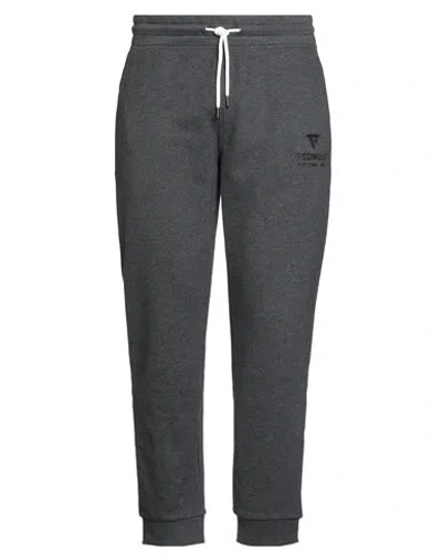 Fred Mello Man Pants Charcoal Size Xl Cotton, Polyester