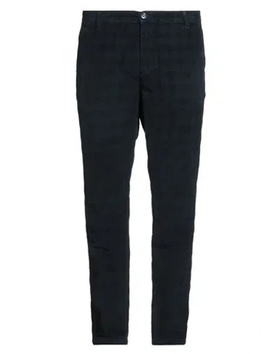 Fred Mello Man Pants Midnight Blue Size 32 Cotton, Elastane