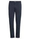 Fred Mello Man Pants Midnight Blue Size 34 Cotton, Elastane