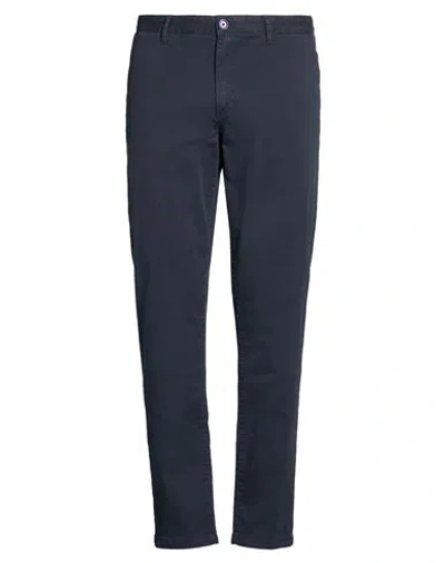 Fred Mello Man Pants Midnight Blue Size 34 Cotton, Elastane