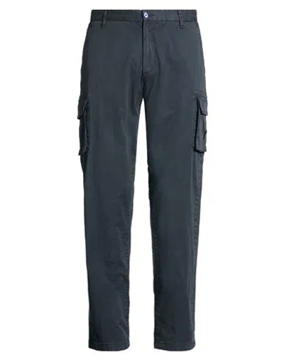 Fred Mello Man Pants Midnight Blue Size 36 Cotton, Elastane