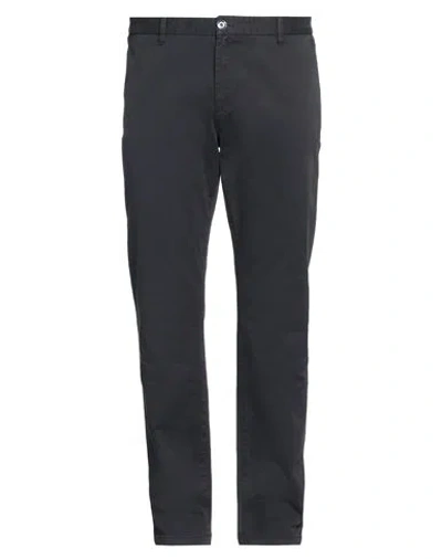 Fred Mello Man Pants Midnight Blue Size M Cotton, Elastane In Brown