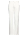 Fred Mello Man Pants White Size M Cotton, Polyester, Elastane In White