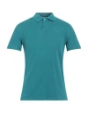 Fred Mello Man Polo Shirt Deep Teal Size S Cotton In Green