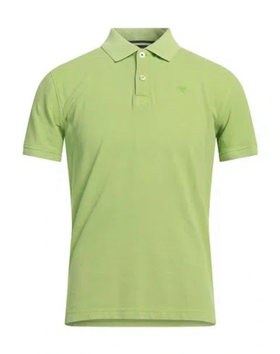 Fred Mello Man Polo Shirt Light Green Size M Cotton