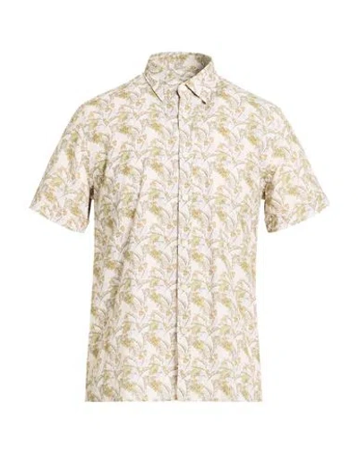 Fred Mello Man Shirt Beige Size L Cotton In Neutral