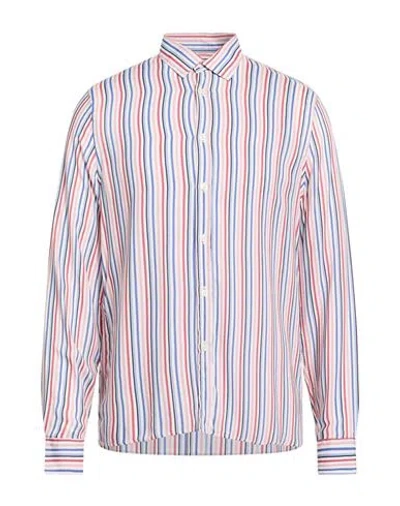 Fred Mello Man Shirt Brick Size 3xl Viscose In Multi