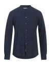Fred Mello Man Shirt Midnight Blue Size L Cotton