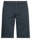 Fred Mello Man Shorts & Bermuda Shorts Blue Size 34 Cotton