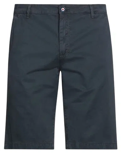 Fred Mello Man Shorts & Bermuda Shorts Blue Size 33 Cotton