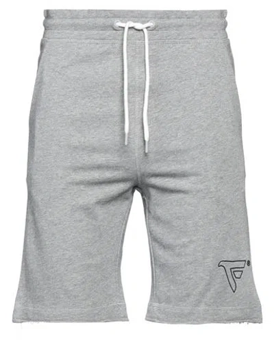 Fred Mello Man Shorts & Bermuda Shorts Grey Size Xl Cotton