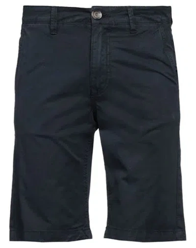 Fred Mello Man Shorts & Bermuda Shorts Midnight Blue Size 30 Cotton