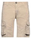 Fred Mello Man Shorts & Bermuda Shorts Sand Size 30 Cotton In Beige