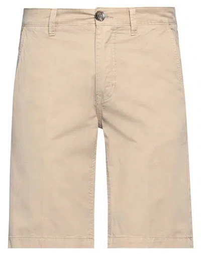Fred Mello Man Shorts & Bermuda Shorts Sand Size 30 Cotton In Beige