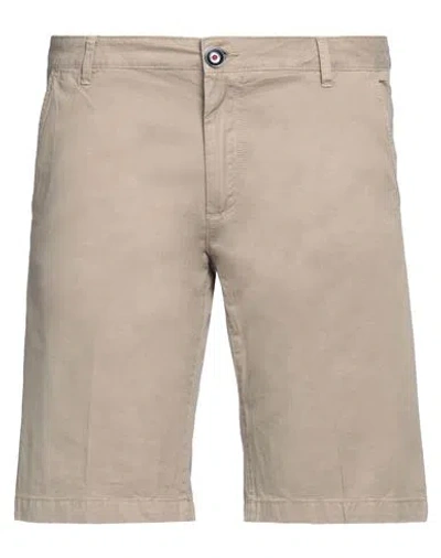 Fred Mello Man Shorts & Bermuda Shorts Sand Size 34 Cotton In Beige