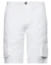 Fred Mello Man Shorts & Bermuda Shorts White Size 31 Cotton