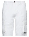 Fred Mello Man Shorts & Bermuda Shorts White Size 33 Cotton In White